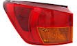 Driver and Passenger Side, Outer Halogen Tail Light, Without bulb(s), OE Replacement