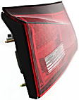 Driver Side, Inner And Outer Halogen Tail Light, Without bulb(s), OE Replacement