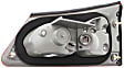 Driver Side, Inner And Outer Halogen Tail Light, Without bulb(s), OE Replacement