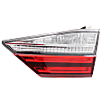 Passenger Side, Inner and Outer Halogen Tail Light, Inner - With bulb(s); Outer - Without bulb(s), OE Replacement