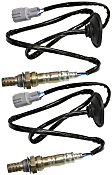 1996 Lexus LS400 - After Catalytic Converter, Driver and Passenger Si Oxygen Sensor, Engine Designation: 1UZFE, FI, Naturally Aspirated, GAS, Set of 2, 4-wire, 8 Cyl 4.0L
