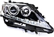 Driver and Passenger Side Headlights, without Bulbs, Halogen, For Models without HID Option, Japan Built Vehicle, with LED daytime running light