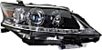 Driver and Passenger Side Headlights, without Bulbs, Halogen, For Models without HID Option, Japan Built Vehicle, with LED daytime running light, CAPA Certified
