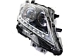 Driver and Passenger Side Headlights, without Bulbs, Halogen, For Models without HID Option, Japan Built Vehicle, with LED daytime running light, CAPA Certified