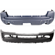 Front and Rear Primed Bumper Cover
