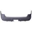 Front and Rear Primed Bumper Cover Base