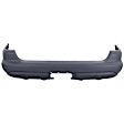 Front and Rear Primed Bumper Cover