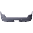 Front and Rear Primed Bumper Cover