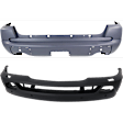 Front and Rear Primed Bumper Cover