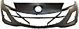 2010 Mazda 3 - Sedan Front and Rear Primed Bumper Cover