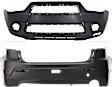 Front and Rear Primed Bumper Cover