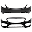 Front and Rear Primed Bumper Cover CAPA Certified