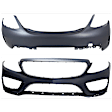 Front and Rear Primed Bumper Cover