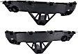 Front, Driver and Passenger Side Bumper Retainers, Hatchback
