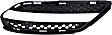 Front, Driver and Passenger Side, Outer Bumper Grilles, Black