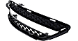 Front, Driver and Passenger Side, Outer Bumper Grilles, Black