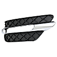 Front, Driver and Passenger Side Fog Light Trim, Sedan, For Models With Sport Pkg (Code 952), With Outside Temp. (Code 240), Without AMG Styling (Code 772), Without AMG Exterior Carbon (Code 773)