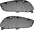 Fog Light Cover - Front, Driver and Passenger Side, Textured Black