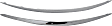 Front, Driver and Passenger Side Bumper Trims, Chrome