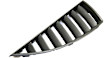 Driver and Passenger Side Grille Assemblies, Paintable Shell and Insert, Grille