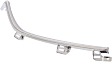 Grille Trim, Driver and Passenger Side, Chrome, For Models Without LED Headlamps, CAPA Certified