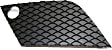 Driver and Passenger Side Grille Assemblies, Textured Black, Grille Cover