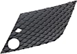 Driver and Passenger Side Grille Assemblies, Textured Black, Grille Cover