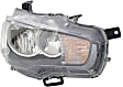 Driver and Passenger Side Headlights, with Bulbs, Halogen, Production Date Up To November 2008