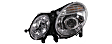 2009 Mercedes Benz E300 - Driver and Passenger Side Halogen Headlight, With bulb(s), For Models Without Premium Package, OE Replacement