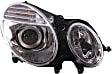 2009 Mercedes Benz E300 - Driver and Passenger Side Halogen Headlight, With bulb(s), For Models Without Premium Package, OE Replacement