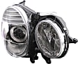 2009 Mercedes Benz E300 - Driver and Passenger Side Halogen Headlight, With bulb(s), For Models Without Premium Package, OE Replacement