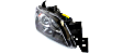 Driver and Passenger Side Headlights, without Bulbs, HID/Xenon, Sedan, without HID Bulbs and ballast