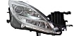 Driver and Passenger Side Halogen Headlight, Without bulb(s), OE Replacement
