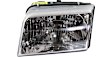 Driver and Passenger Side Halogen Headlight, With bulb(s), OE Replacement, CAPA Certified