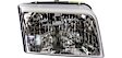 Driver and Passenger Side Halogen Headlight, With bulb(s), OE Replacement, CAPA Certified