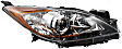 2011 Mazda 3 - Driver and Passenger Side Halogen Headlight, Without bulb(s), 5-Speed, OE Replacement