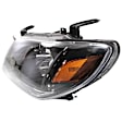 Driver and Passenger Side Halogen Headlight, With bulb(s), OE Replacement