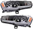 Driver and Passenger Side Headlights, with Bulbs, Halogen, Production Date From November 2008, CAPA Certified