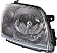 2004-2012 Mitsubishi Galant - Driver and Passenger Side Headlights, with Bulbs, Halogen, Standard Type
