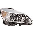 2008-2011 Mercedes Benz C300 - Driver and Passenger Side Halogen Headlight, With bulb(s), OE Replacement