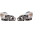 2010-2011 Mercedes Benz C250 - Driver and Passenger Side Halogen Headlight, With bulb(s), OE Replacement, CAPA Certified