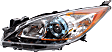 Driver and Passenger Side Headlights, with Bulbs, Halogen, Hatchback, 6-Speed