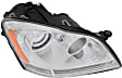 2010 Mercedes Benz GL550 - Driver and Passenger Side Halogen Headlight, With bulb(s), OE Replacement