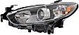 Driver and Passenger Side Headlights, with Bulbs, Halogen, For Models without HID Option, with wiring harness