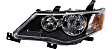 Driver and Passenger Side Halogen Headlight, With bulb(s), OE Replacement