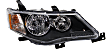 Driver and Passenger Side Halogen Headlight, With bulb(s), OE Replacement