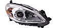 Driver and Passenger Side Halogen Headlight, With bulb(s), OE Replacement
