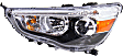 Driver and Passenger Side Headlights, with Bulbs, Halogen, with wiring harness