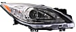 2010-2013 Mazda 3 - Driver and Passenger Side HID/Xenon Headlights, without Bulbs, without HID Bulb and Ballast, For Models without Auto Level Control, with Daytime Running Light