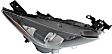 Driver and Passenger Side Headlights, with Bulbs, Halogen, without wiring harness